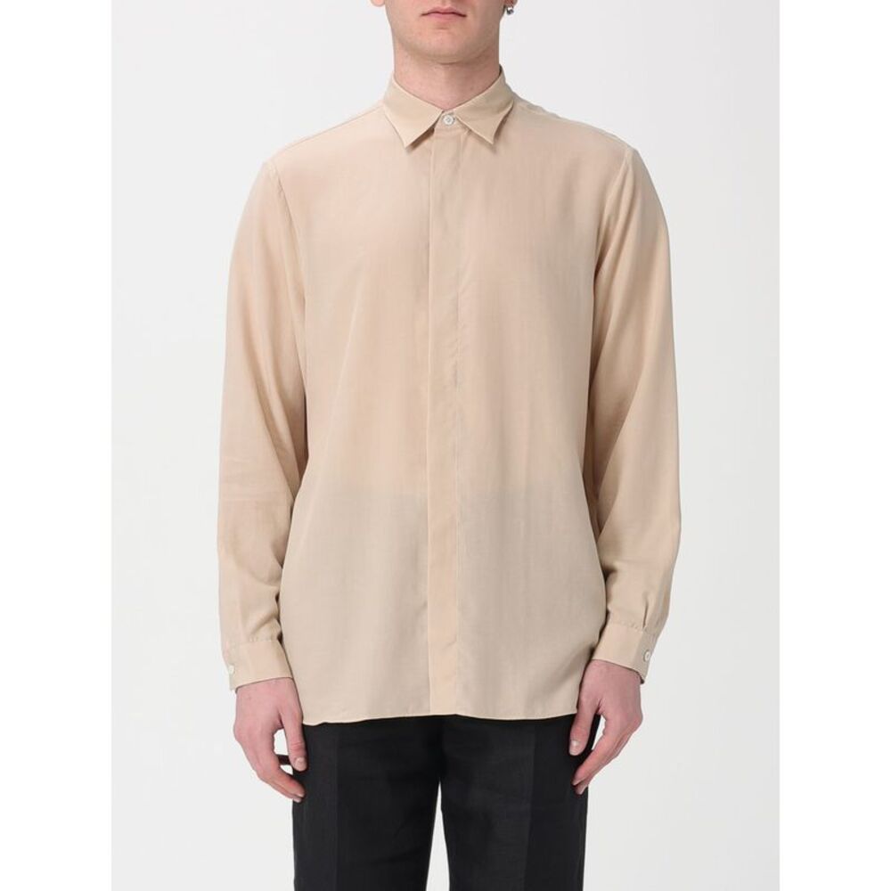 Lardini Men Classic Linen Blend Shirt Lardini